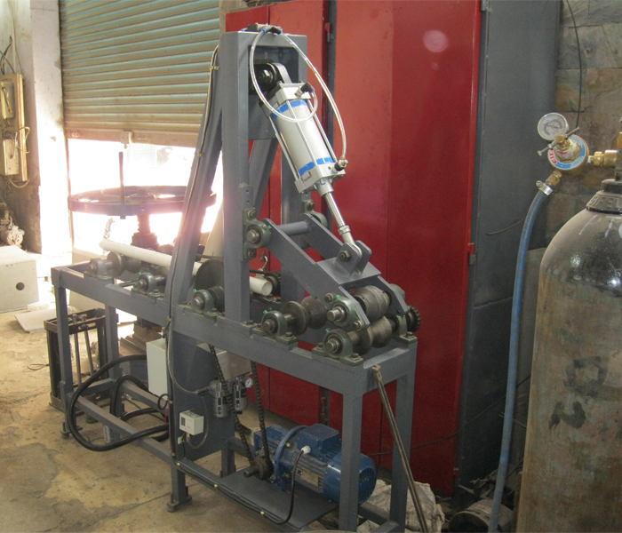 Bar Feeding System for heating